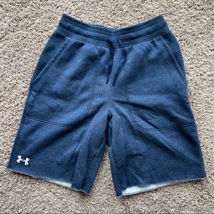 Men’s Under Armour Fleece Short  | Size: M  | Nave Blue